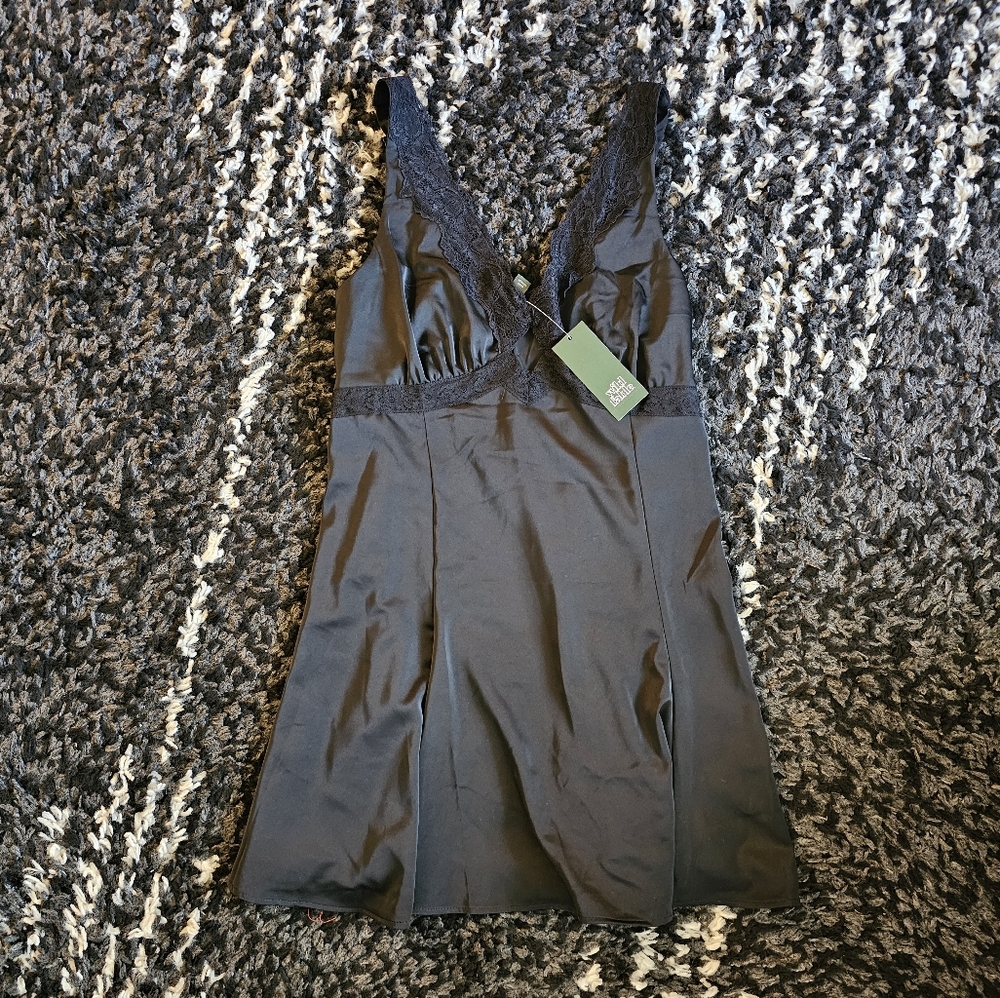 Wild Fable Black Slip Dress